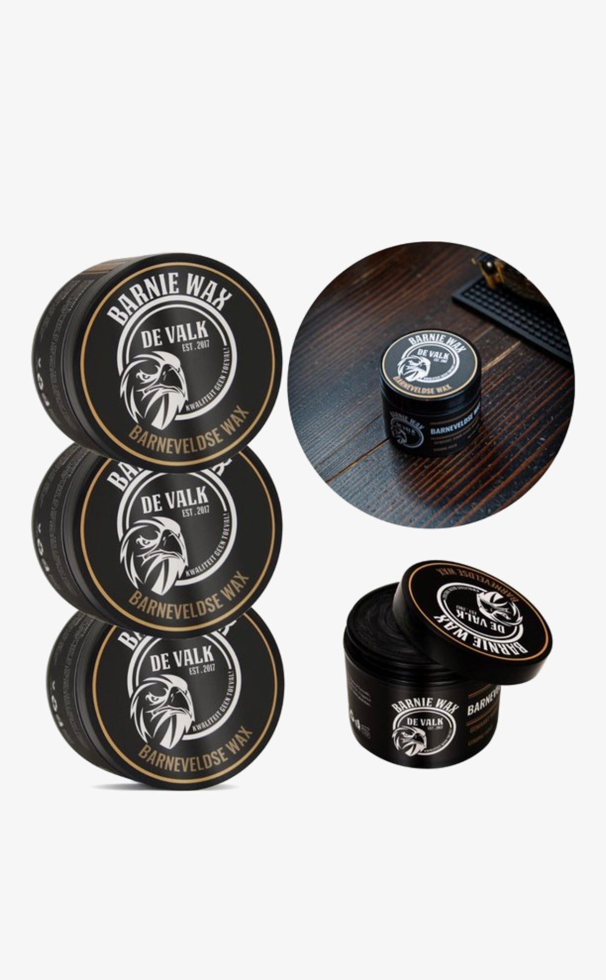 Wax - Medium hold - Glanzende look, elegantie in elke haarlok (3 stuks)