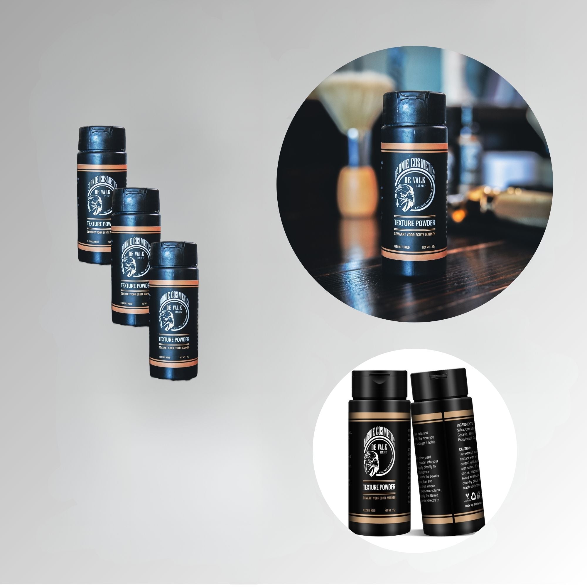 Textuurpoeder - Lichte fixatie. Maximale styling (3 stuks)