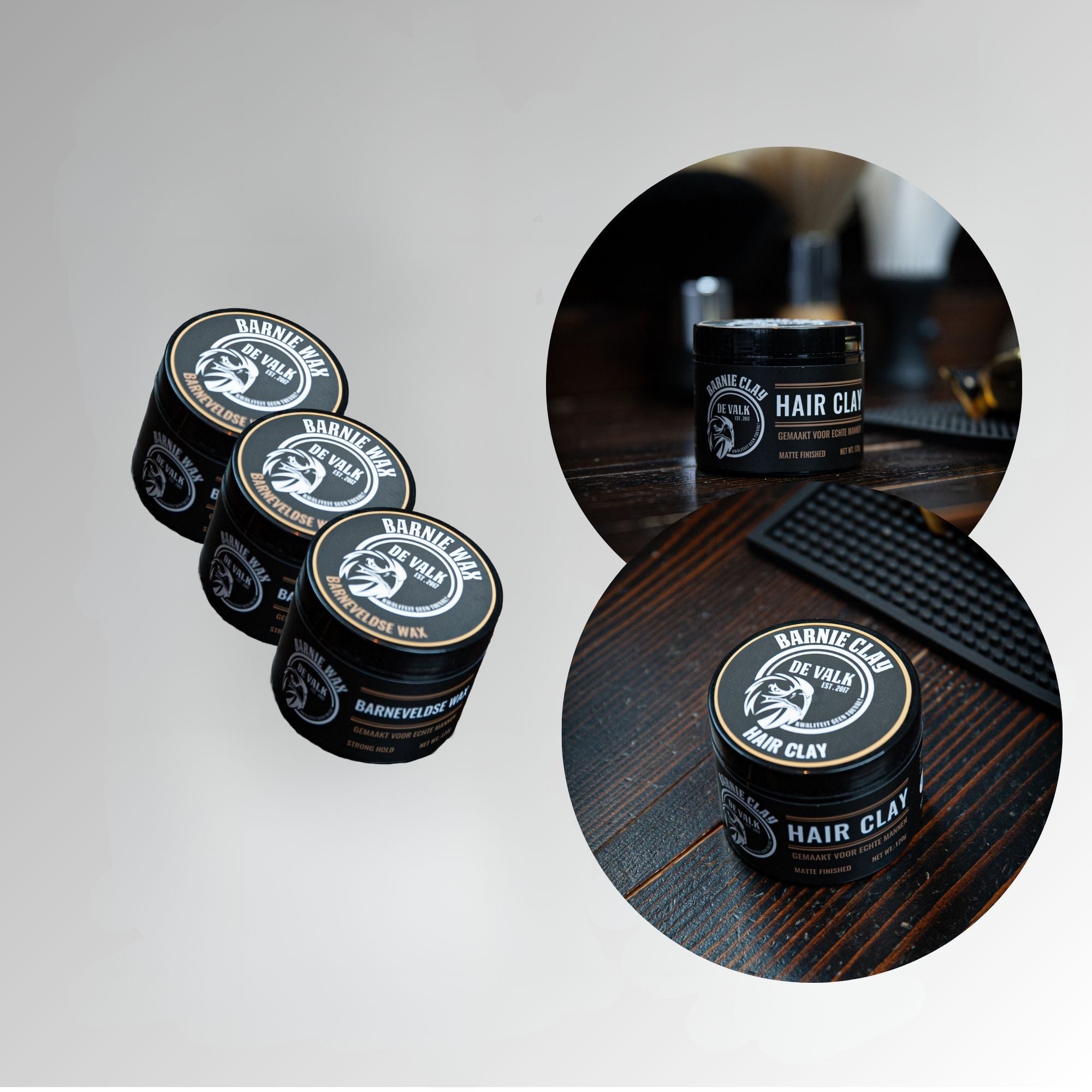 Haarklei – Sterke fixatie & Matte look, perfect voor elke stijl (3 stuks)