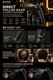 BUNEE Elektrische Haarvezel Applicator